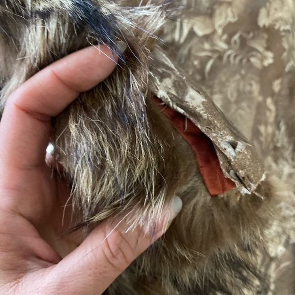 Vintage brown multi Fur Coat - Picture 8 of 11